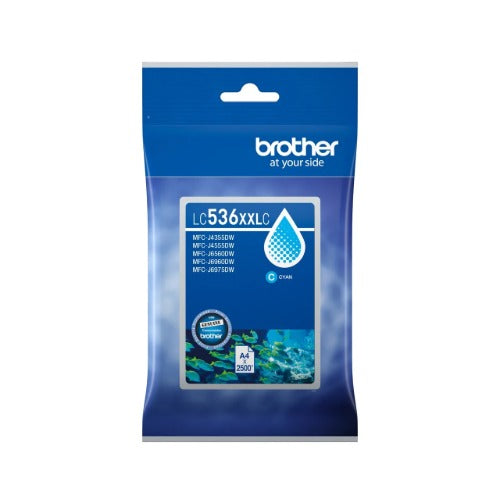 Brother Cyan Ink Cartridge for MFC-J4355DW/J4555DW/J6560DW - 2500 Pages