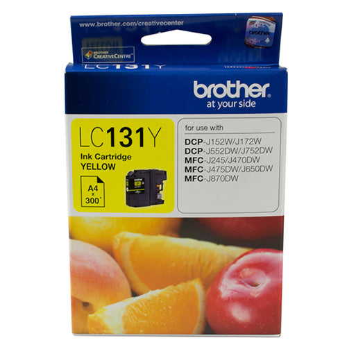 Brother LC131 Yellow Ink Cartridge