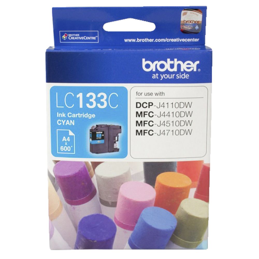 Brother LC-133 Cyan Ink Cartridge | Genuine Inobella Ink