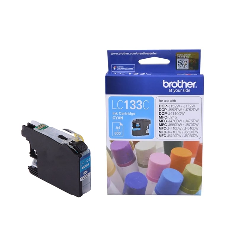 Brother LC-133 Cyan Ink Cartridge | Genuine Inobella Ink