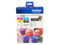 Brother LC-133 Ink & Photo Paper Value Pack (Black, Cyan, Magenta, Yellow) 