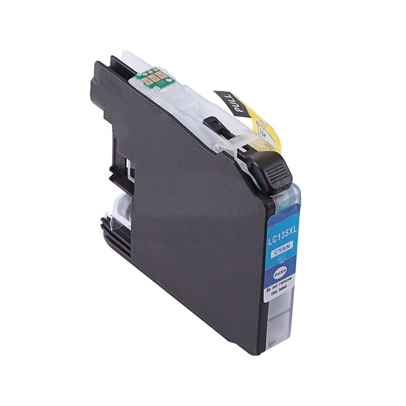 Brother LC-135XLC Cyan Ink Cartridge - High Yield 1200 Pages