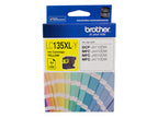 Brother LC-135 XL Yellow Ink Cartridge - High Yield, Fade Resistant