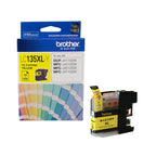 Brother LC-135 XL Yellow Ink Cartridge - High Yield, Fade Resistant