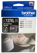 Genuine Brother LC-137XLBK Black XL Ink Cartridge