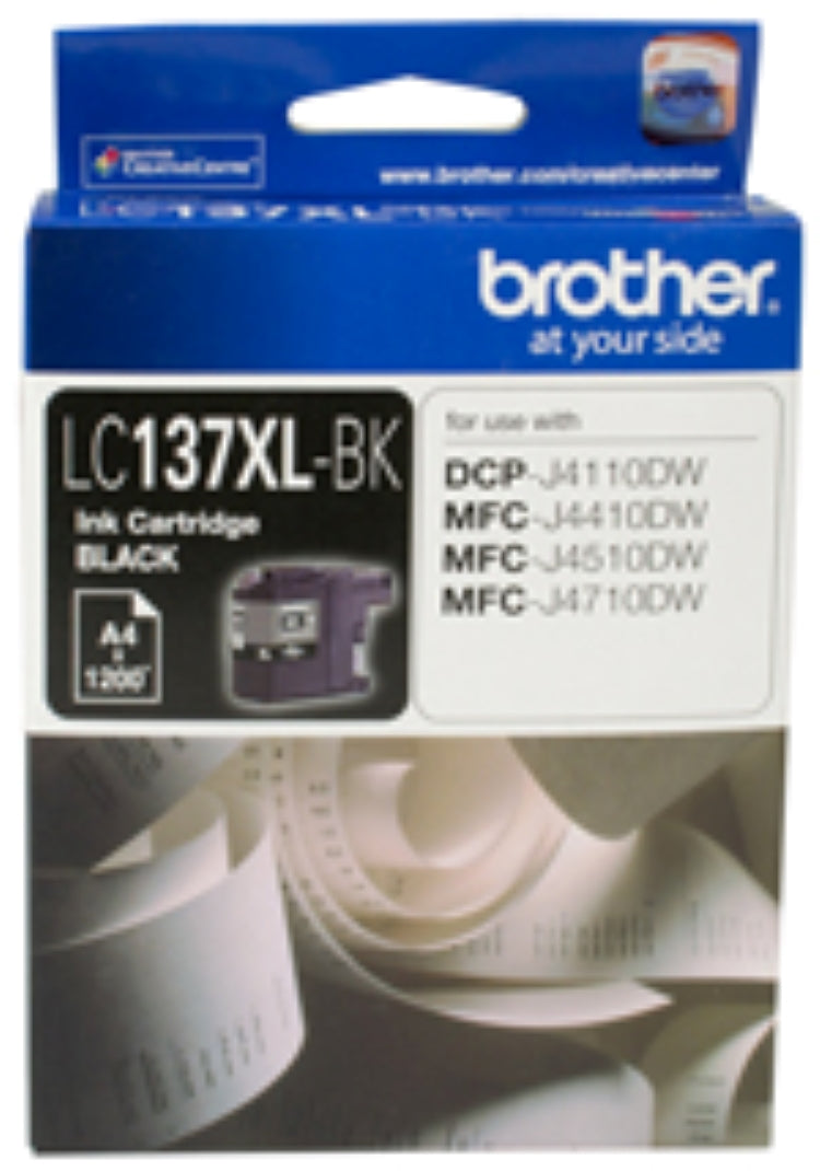 Brother LC137XL Black Ink Cartridge (LC-137XLBK) 