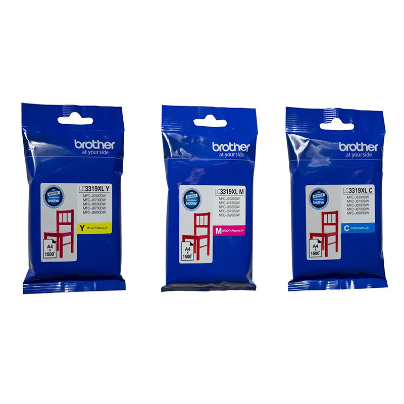 Genuine Brother CMY Ink Value Pack for MFC-J Series Printers
