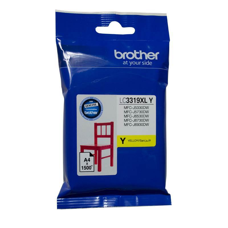 Brother LC-3319 XL Yellow Ink Cartridge for J5330DW 