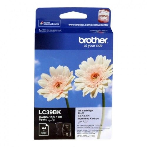 Genuine Brother LC-39 Black Ink Cartridge - Innobella Series