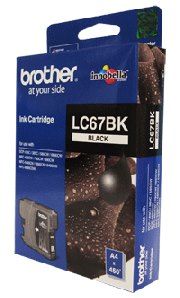 Brother LC-67 Black Ink Cartridge Twin Pack