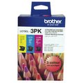 Brother LC-73 High Yield Tri-Colour Ink Cartridge Pack