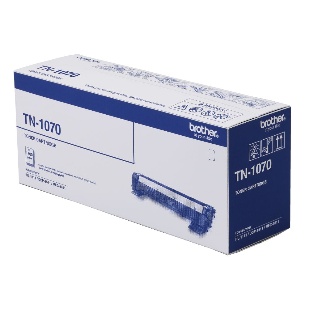 Brother TN-1070 Black Toner Cartridge - 1000 Page Yield