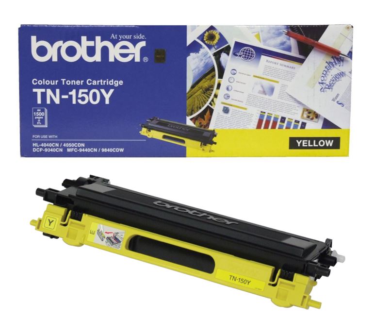 Brother TN-150 Yellow High-Yield Toner Cartridge