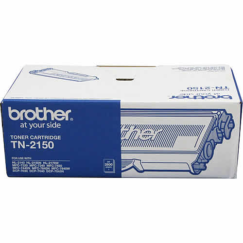 Brother TN2150 Black Toner Cartridge | High Yield for Sharp Prints