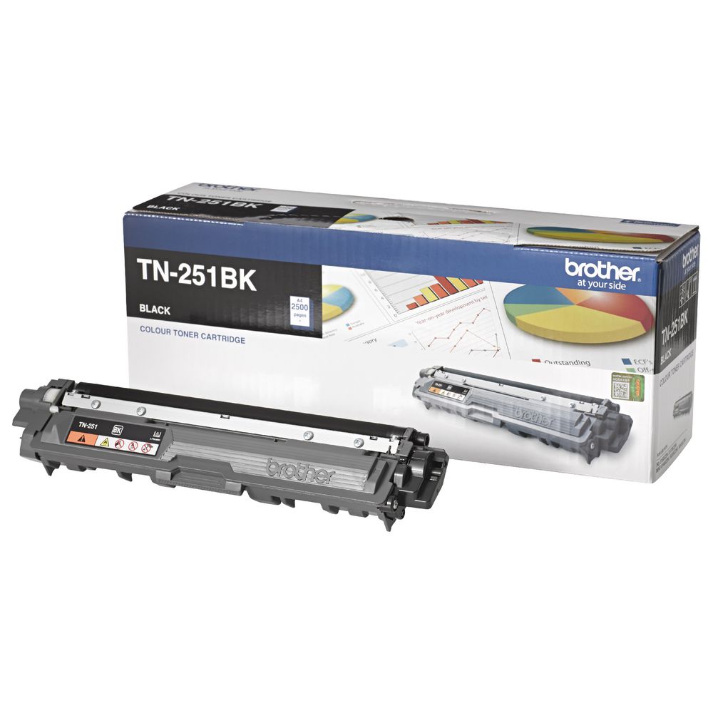 Brother TN-251 Black Toner Cartridge | High Yield