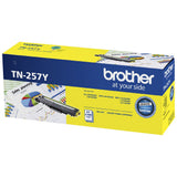 Brother TN-257Y Yellow High Yield Toner Cartridge to Suit - HL-3230CDW/3270CDW/DCP-L3015CDW/MFC-L374 - TN-257Y