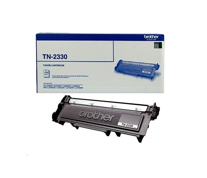 Brother TN-2330 Black Toner Cartridge - Crisp & Clear Prints