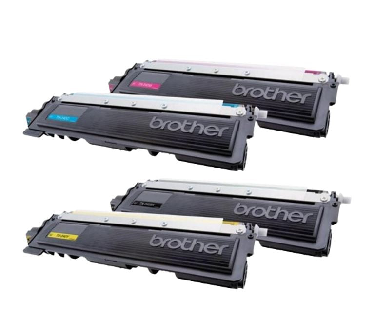 Brother Genuine Toner Cartridges CMYK 4-Pack for Sharp Prints