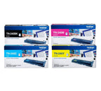 Brother Genuine Toner Cartridges CMYK 4-Pack for Sharp Prints