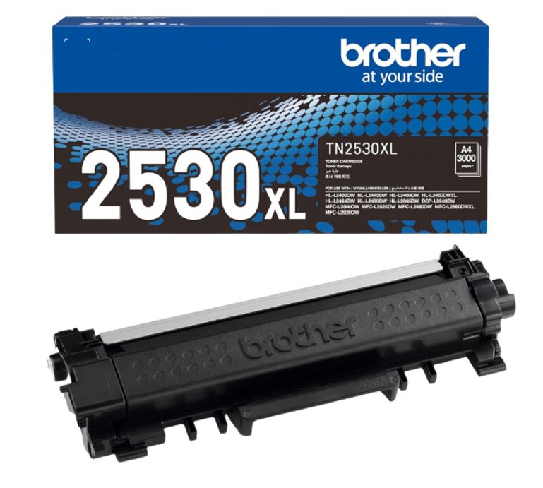 Brother TN-2530XL High Yield Mono Laser Toner Cartridge