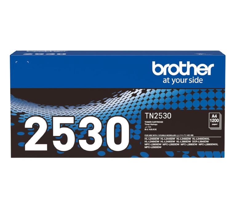 Brother TN-2530 Black Toner Cartridge - Standard Yield