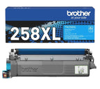 Brother TN-258XLC Cyan High-Yield Toner Cartridge - 2300 Pages