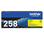 Brother TN-258Y Yellow Toner Cartridge - Genuine & New