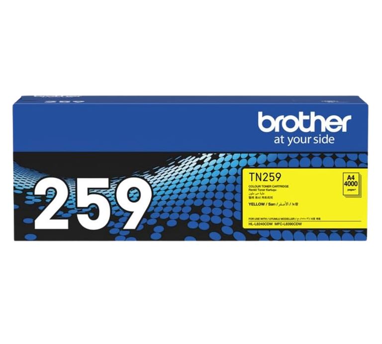 Brother TN-259Y Yellow Super High Yield Toner Cartridge (New)