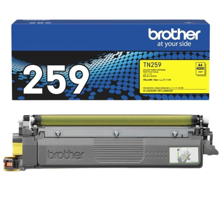 Brother TN-259Y Yellow Super High Yield Toner Cartridge (New)