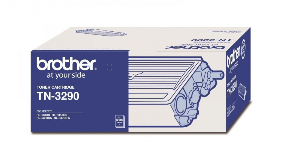 Brother TN-3290 Mono Laser Toner - High Yield - HL-5340D/5350DN/5370DW/5380DN, MFC-8370DN/8890DW/888 - TN-3290