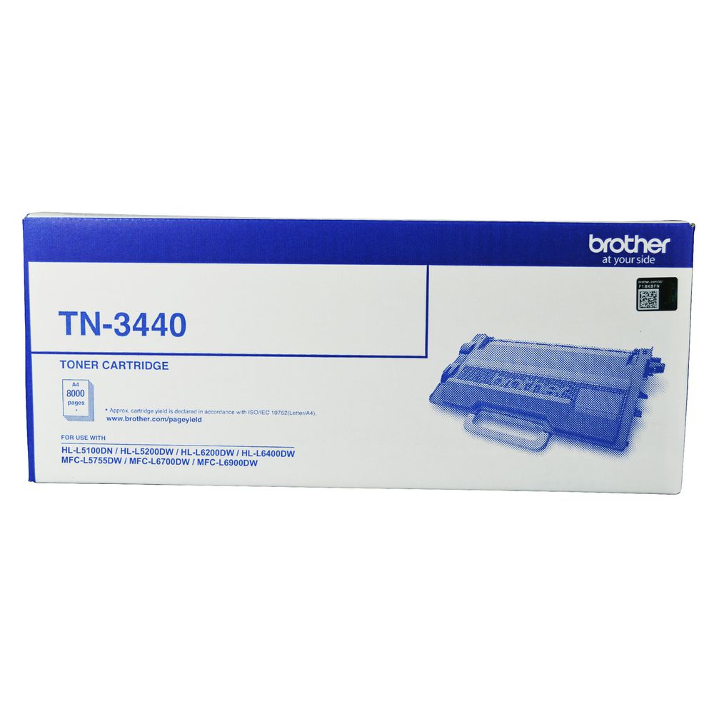 Brother TN-3440 Black Toner Cartridge | Original & High Yield