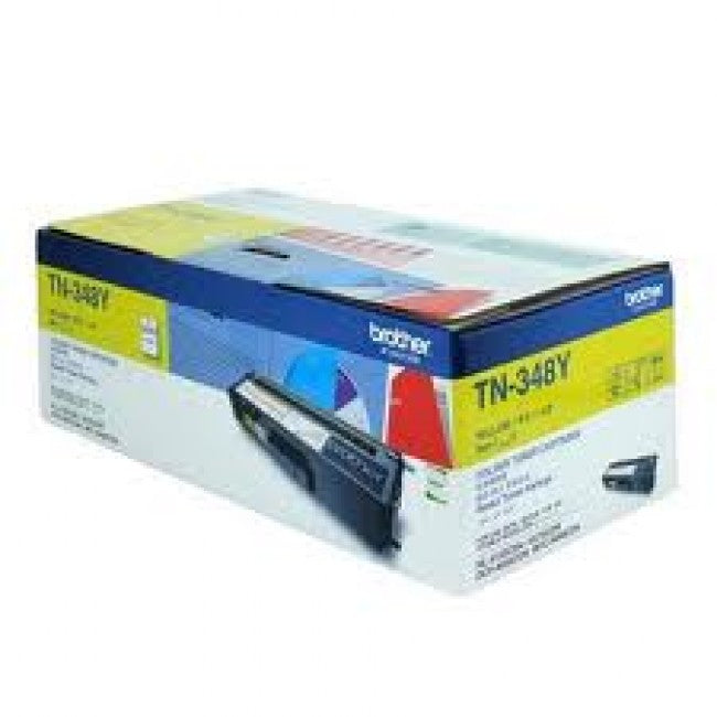Brother TN-348 Yellow High Yield Toner - Genuine