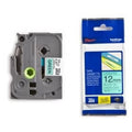 Brother 12mm Black on Green P-touch Label Tape Brother