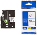 Genuine Brother TZe-FX241 18mm Black on White Flexible Label Tape Brother