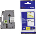 Brother 12mm Black on White Strong TZE Label Tape Brother