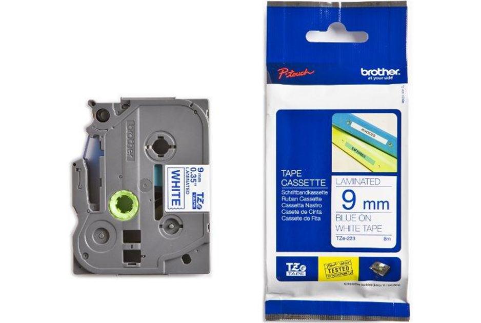 Brother TZe Blue on White Label Tape (TZE-2239MM) Brother