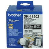 Brother White Shipping/Name Badge Labe 62mmX100mm,300 labels per roll DK-11202 - DK-11202
