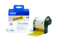 Brother QL Yellow Continuous Label Roll - 62mm x 15.24m