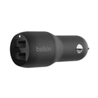 24W Dual USB Car Charger - Fast Charging for 2 Devices BELKIN