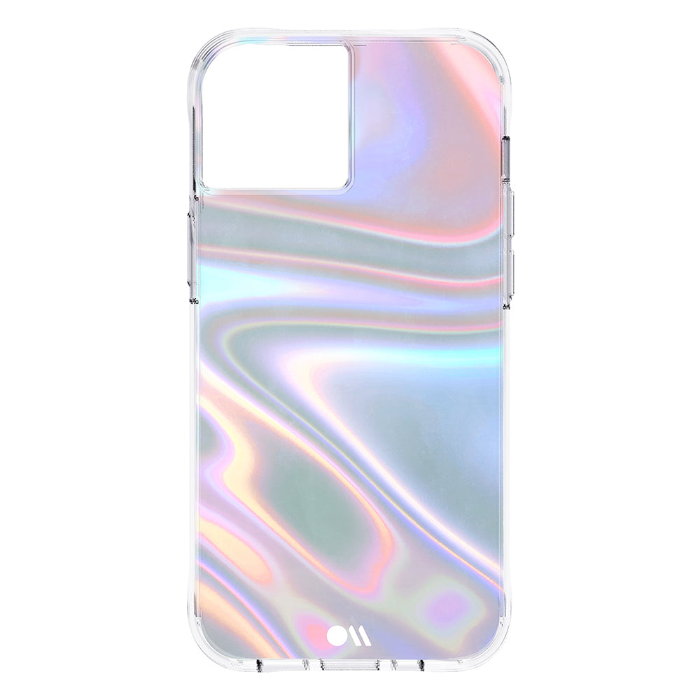 Case-Mate Soap Bubble Case Antimicrobial for iPhone 13 - Iridescent