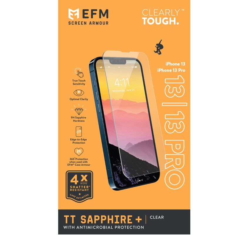 EFM True Touch Sapphire+ Screen Protector | 9H Scratch Resistant EFM
