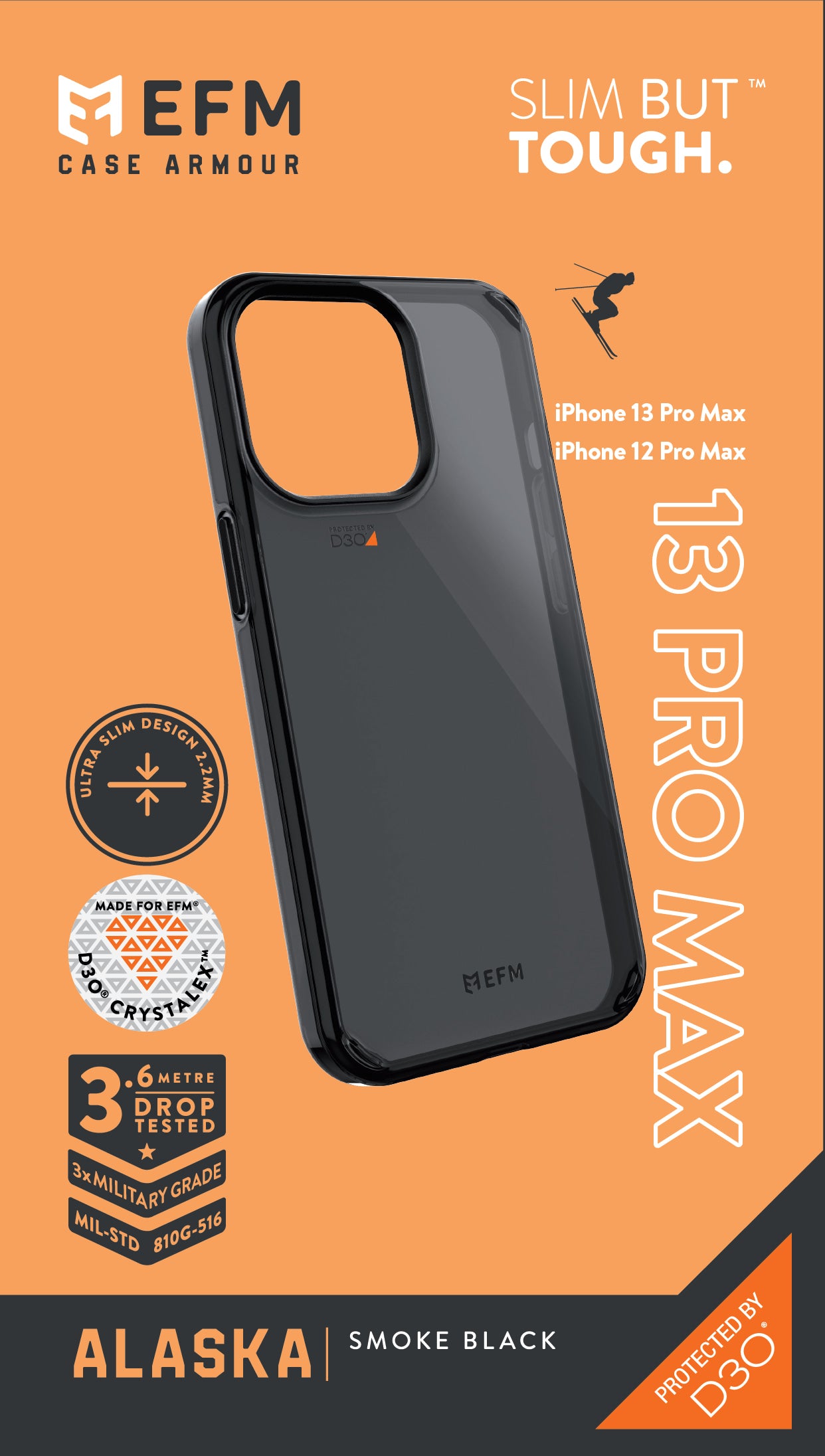 EFM Alaska D3O Crystalex Case Armour | Super Tough Phone Protection EFM