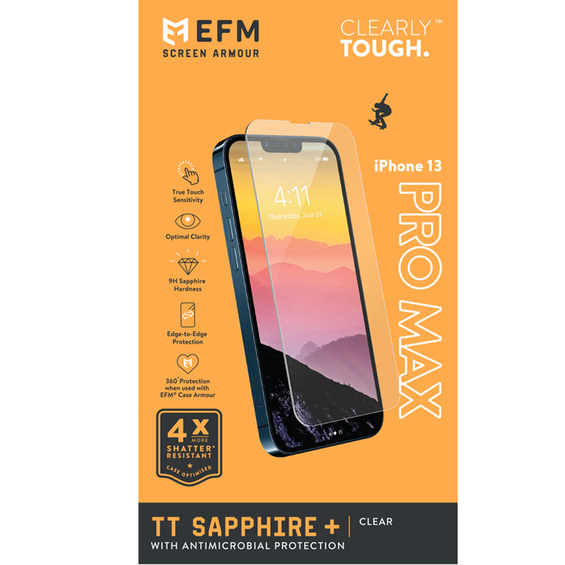 EFM True Touch Sapphire+ Screen Armour - 9H Scratch Protection EFM