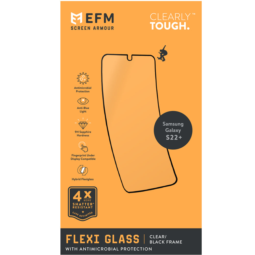EFM FlexiGlass Screen Protector for Samsung Galaxy S22+