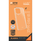 EFM Alaska D3O Clear Case for iPhone 13 Pro Max - Shockproof Protection 