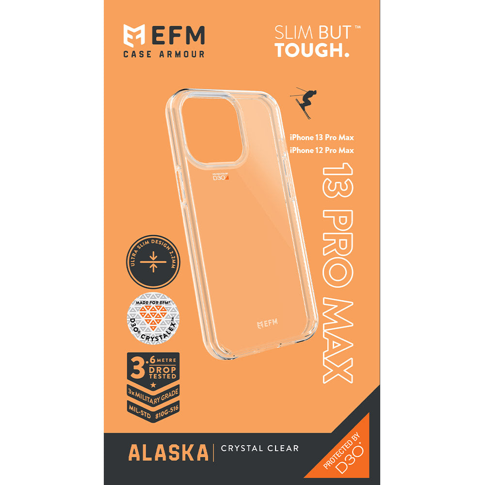 EFM Alaska D3O Clear Phone Case - Ultimate Drop Protection EFM