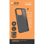 EFM Zurich Protective Case for iPhone 13 Pro - Smoke Black