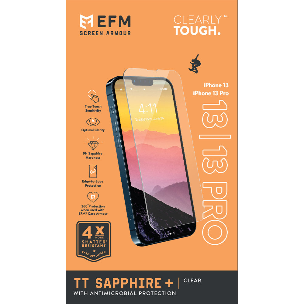 EFM True Touch Sapphire+ Screen Protector | 9H Scratch Resistant EFM