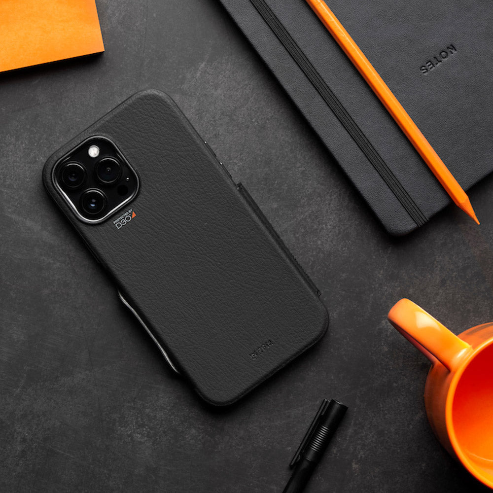 EFM Monaco Leather Wallet Case | D3O Impact Protection & 5G Friendly EFM