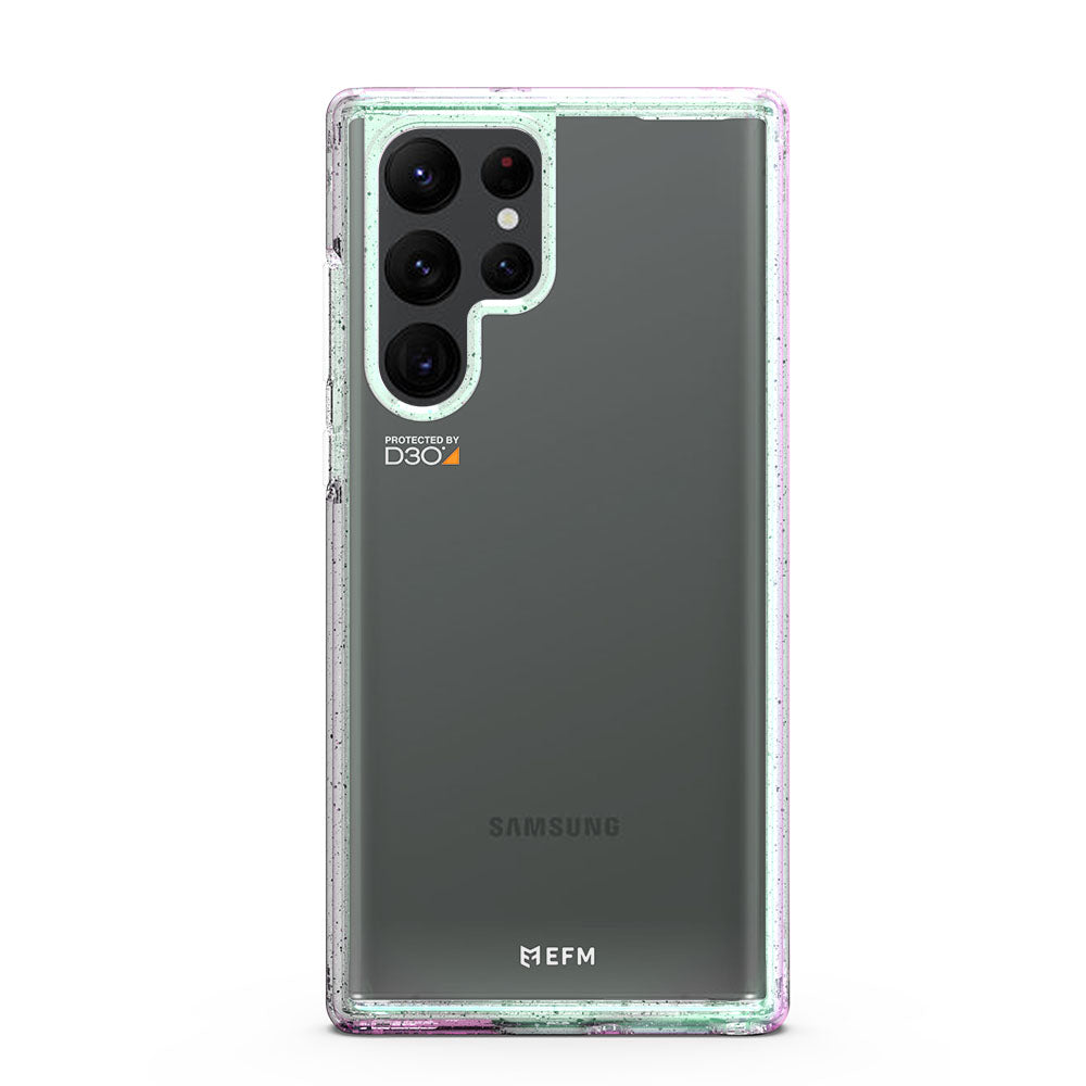 EFM Aspen D3O Samsung S22 Ultra Case - Glitter Pearl